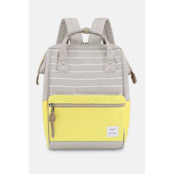 Himawari Waterproof Striped Canvas Backpack Bag with Various Colors - Picture 2 of 10